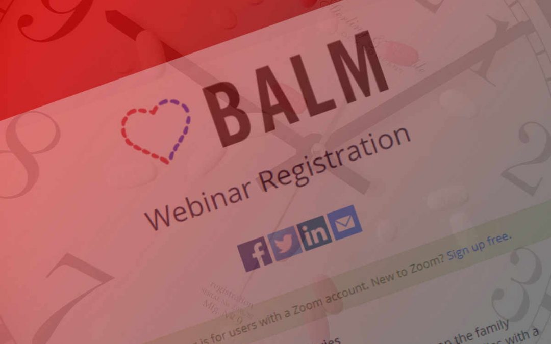 FREE Training: BALM Support for the Holidays Series